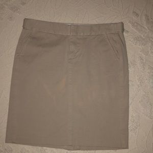 Khaki skirt